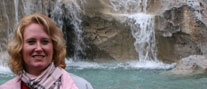 Explorica Teacher at Trevi Fountain in Italy